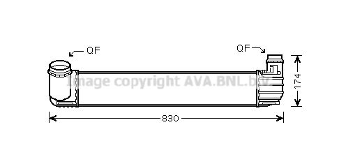 AVA QUALITY COOLING Интеркулер RT4413